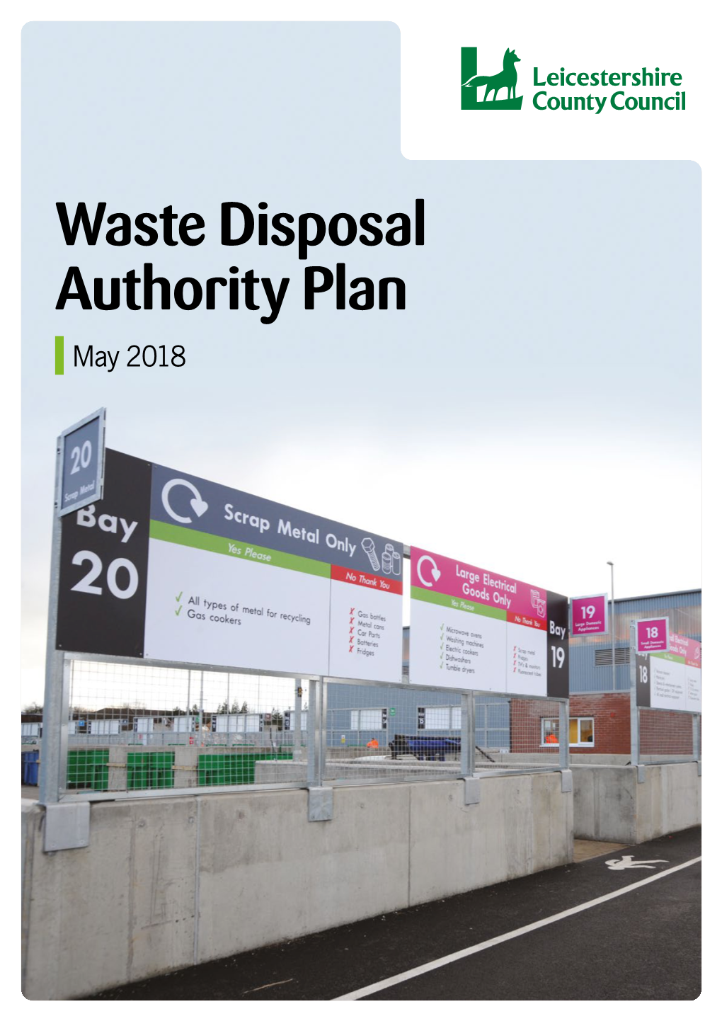 Waste Disposal Authority Plan