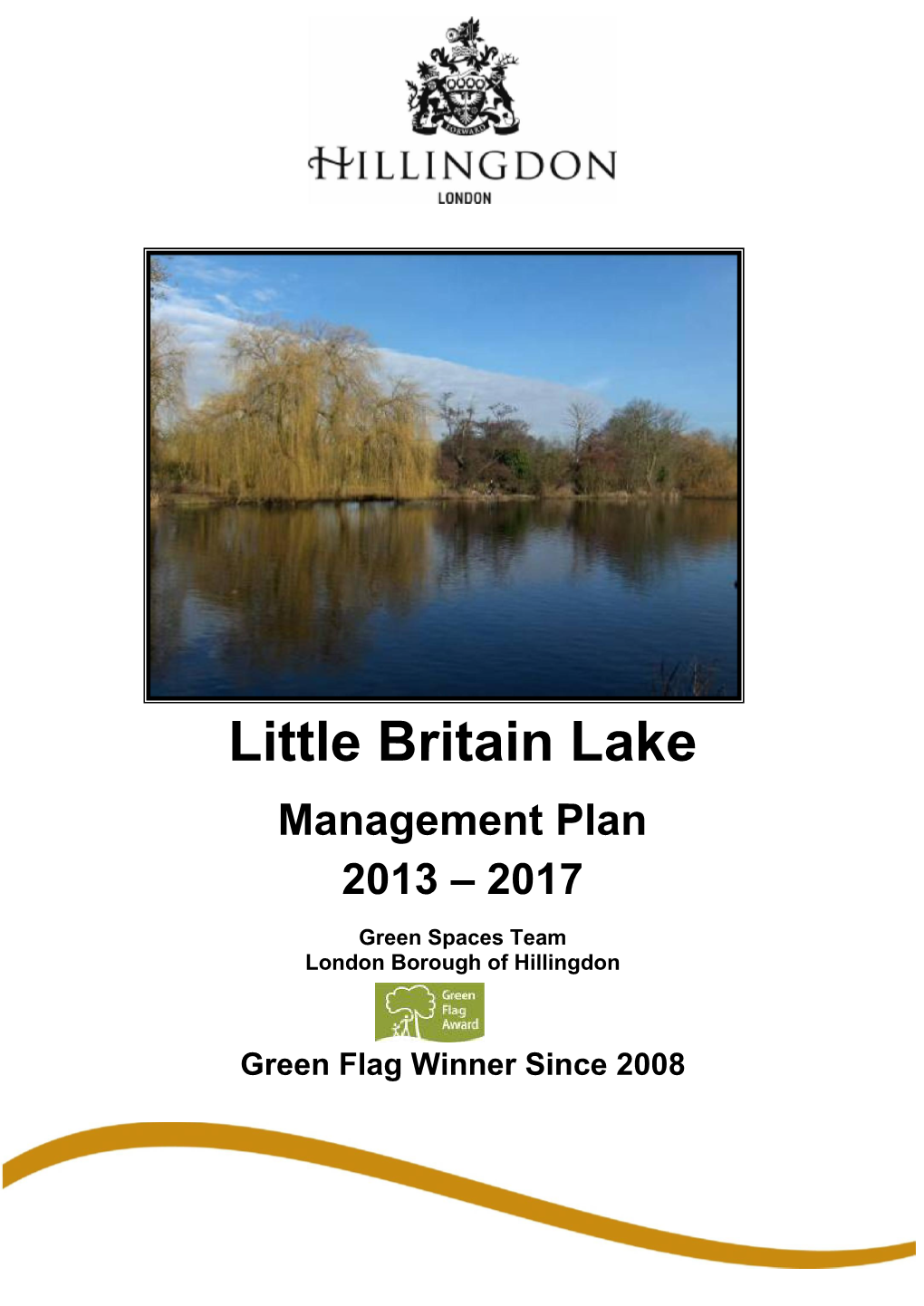 Little Britain Lake Management Plan