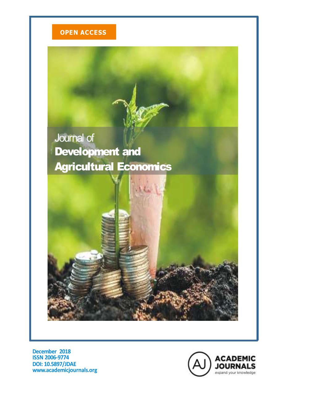 Journal of Development and Agricultural Economics