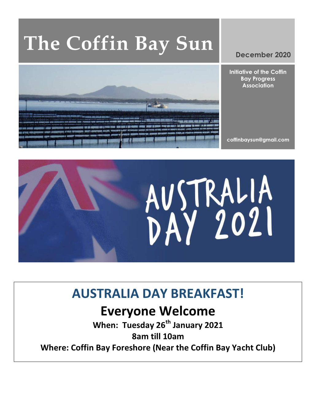 Coffin Bay Sun December 2020