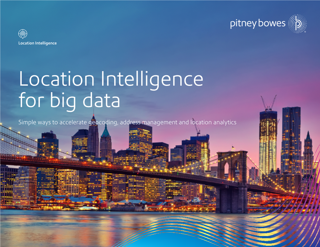 Location Intelligence for Big Data