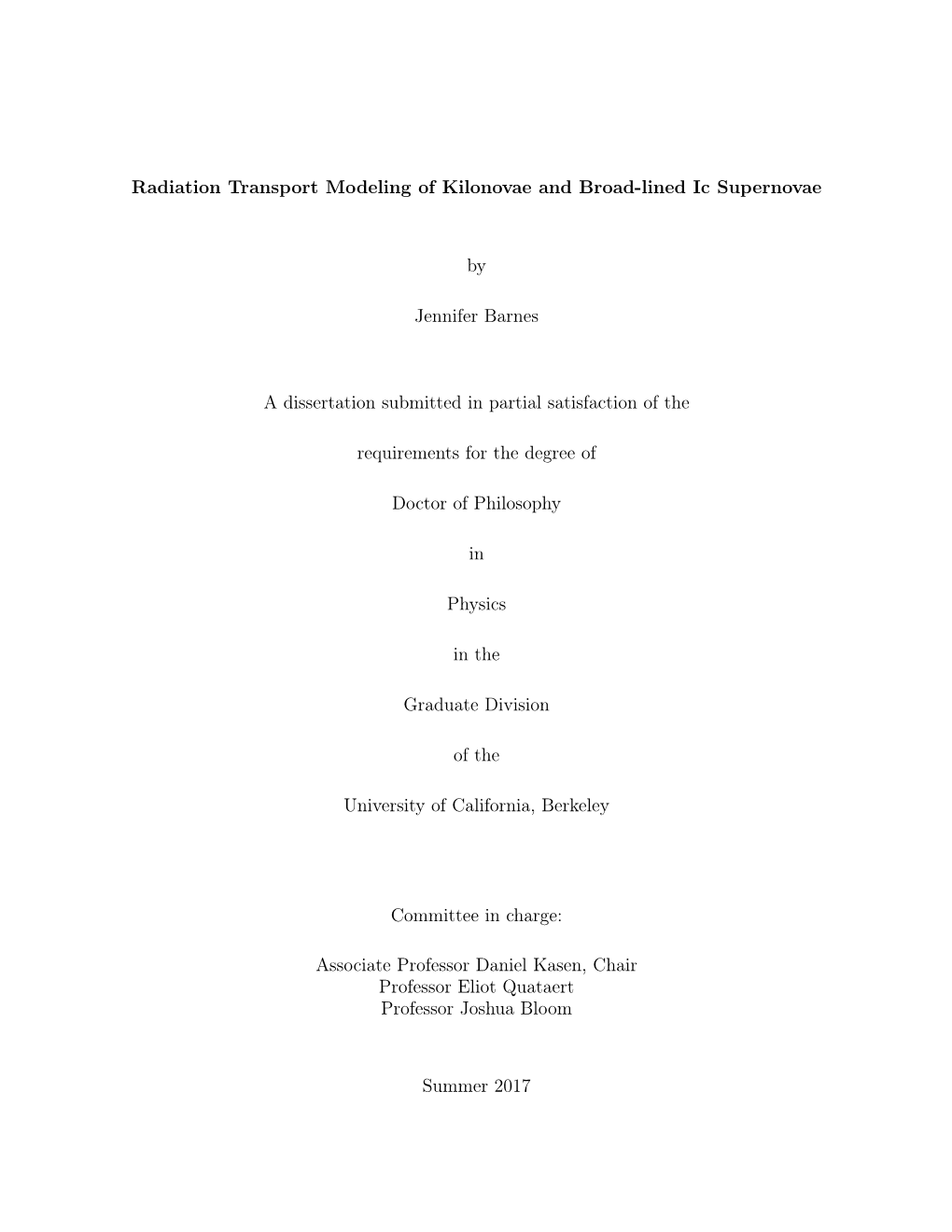 Radiation Transport Modeling of Kilonovae and Broad-Lined Ic Supernovae