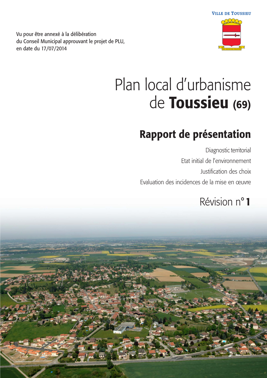 Plan Local D'urbanisme De Toussieu (69)