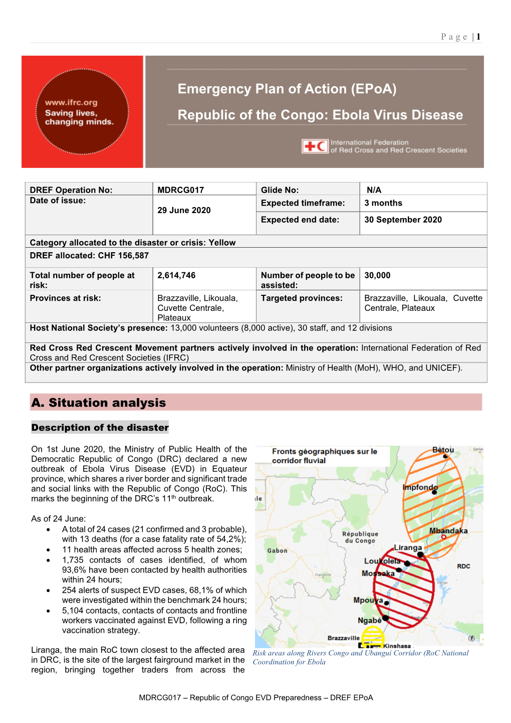 (Epoa) Republic of the Congo: Ebola Virus Disease