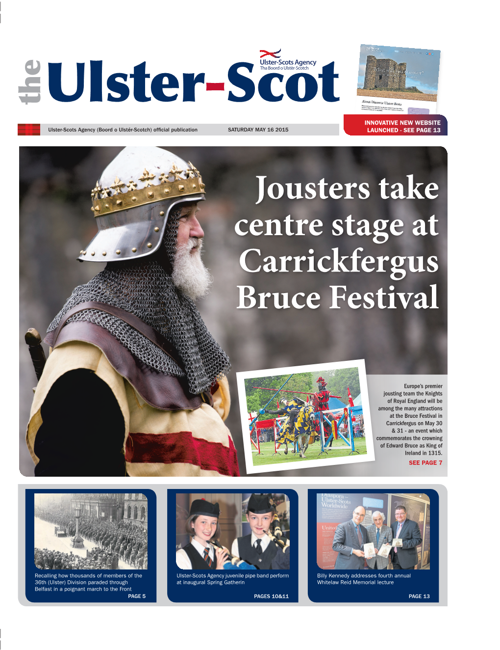 Jousters Take Centre Stage at Carrickfergus Bruce Festival