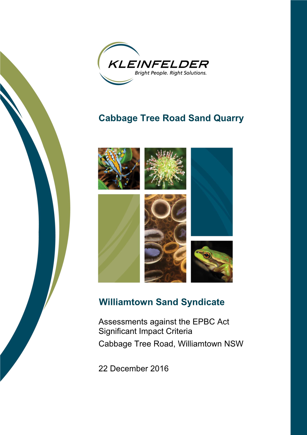 Cabbage Tree Road Sand Quarry Williamtown Sand Syndicate