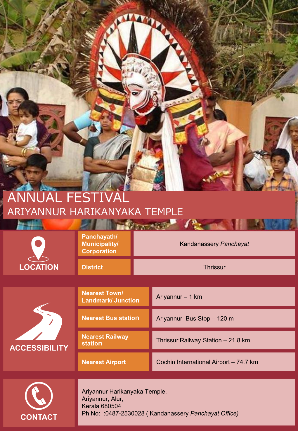 Annual Festival Ariyannur Harikanyaka Temple