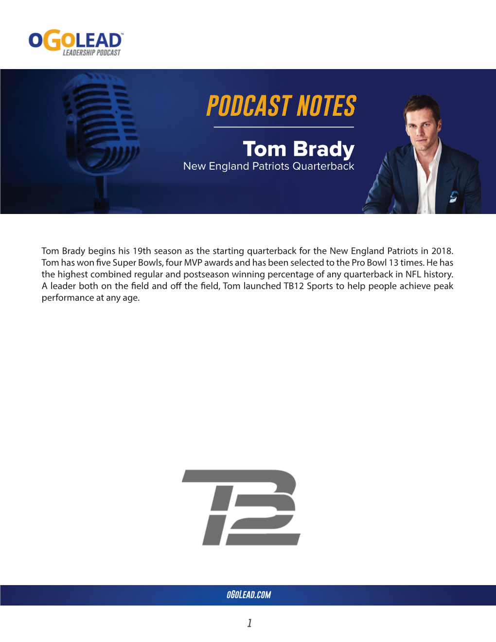 Tom Brady Podnotes.Indd