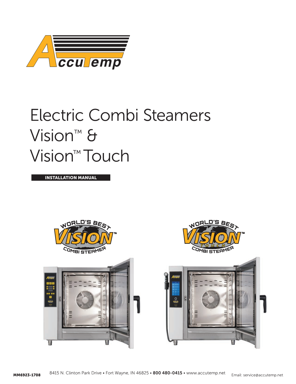 Electric Combi Steamers Vision™ & Vision™ Touch ISION