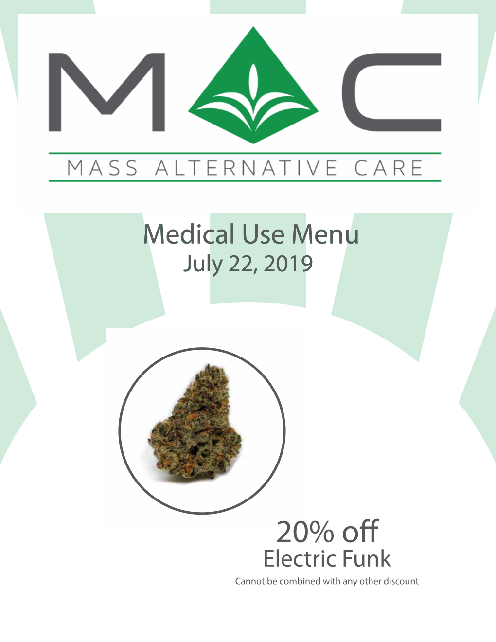 Medical Use Menu 7.25.19