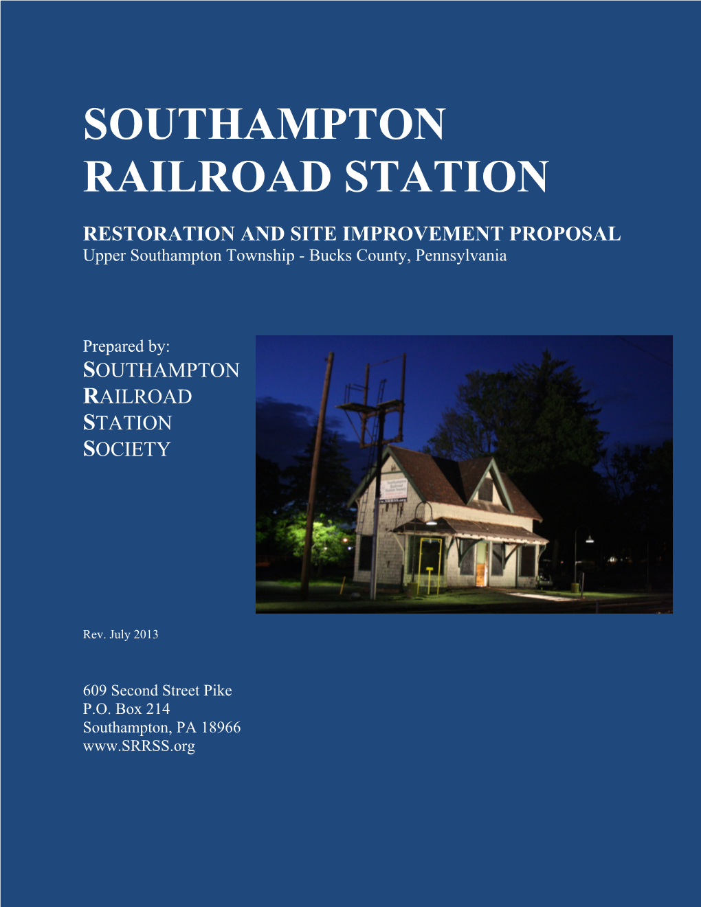 Southampton Railroad Station Society