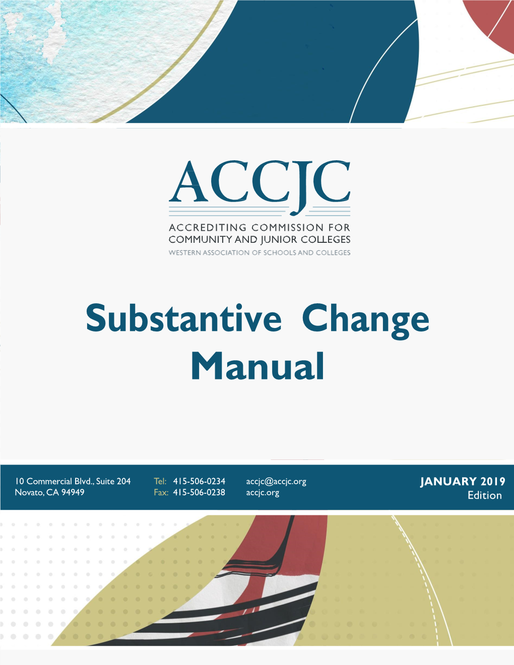 Substantive Change Manual