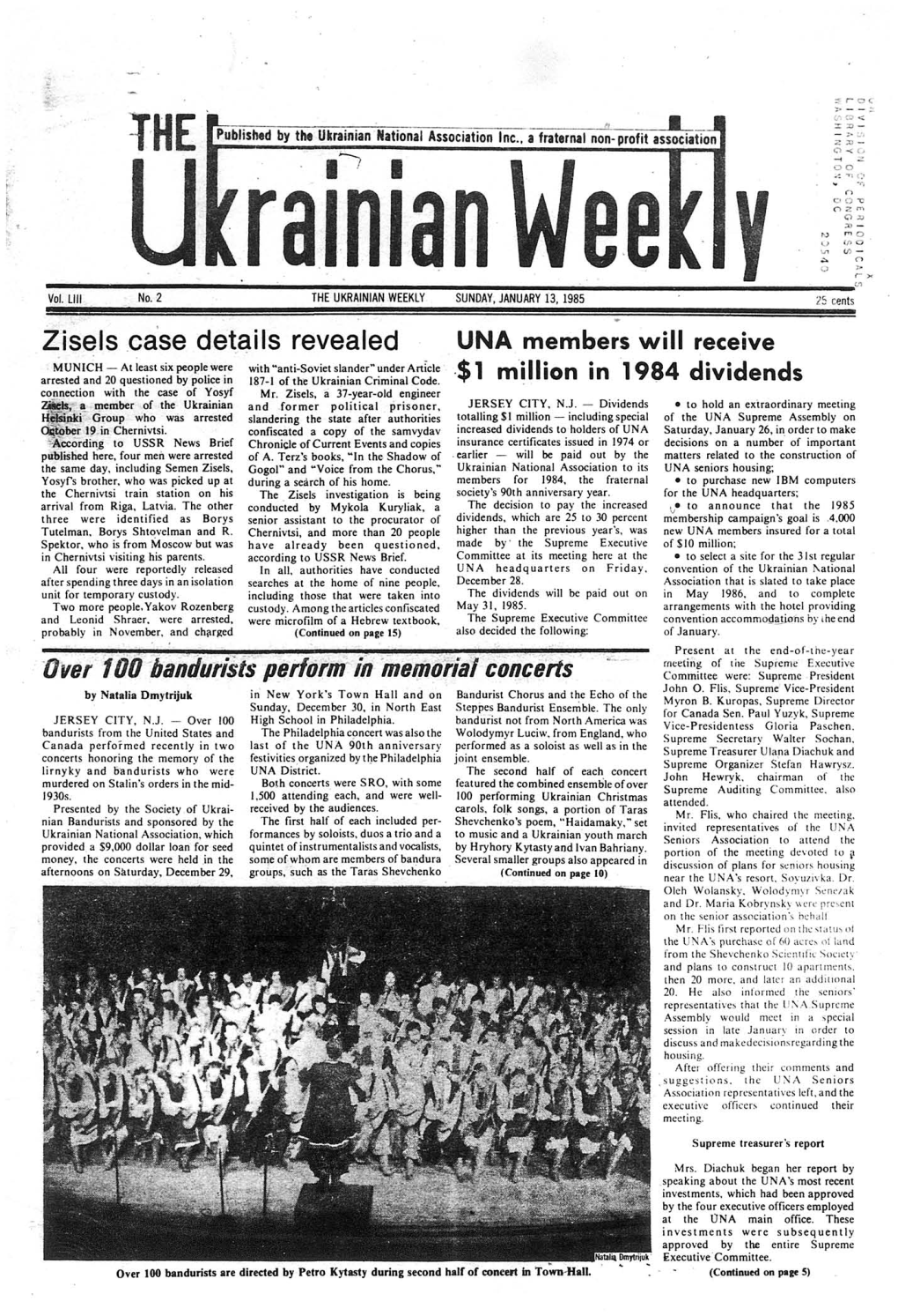 The Ukrainian Weekly 1985