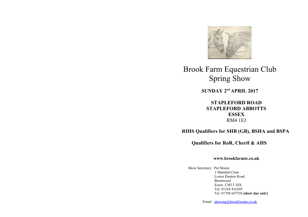 Brook Farm Equestrian Club