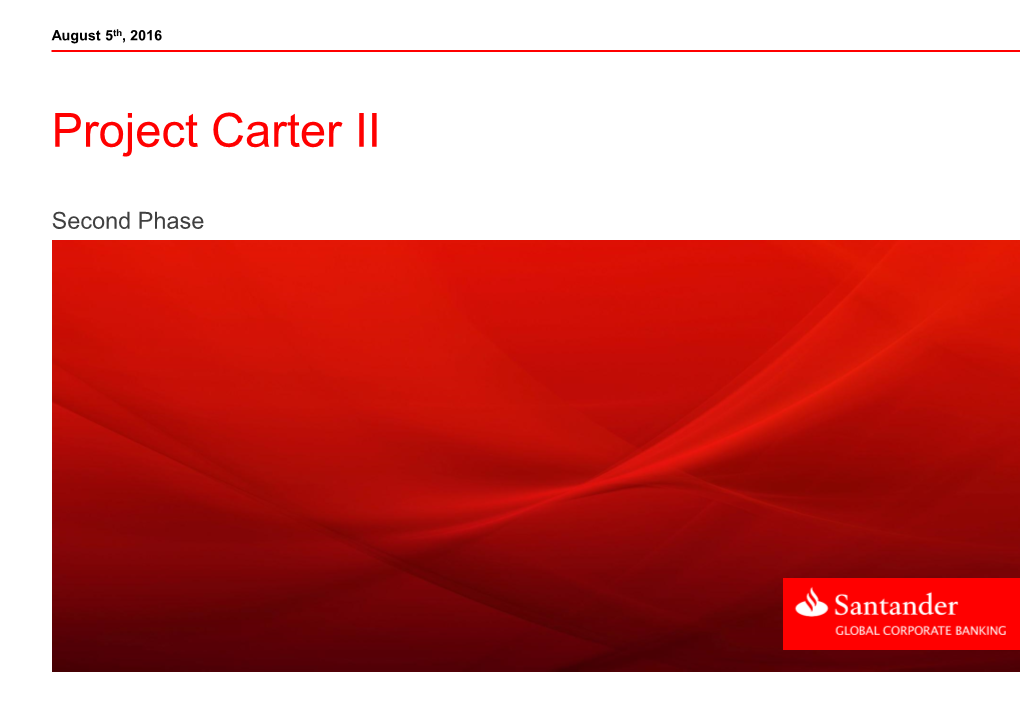 Project Carter II