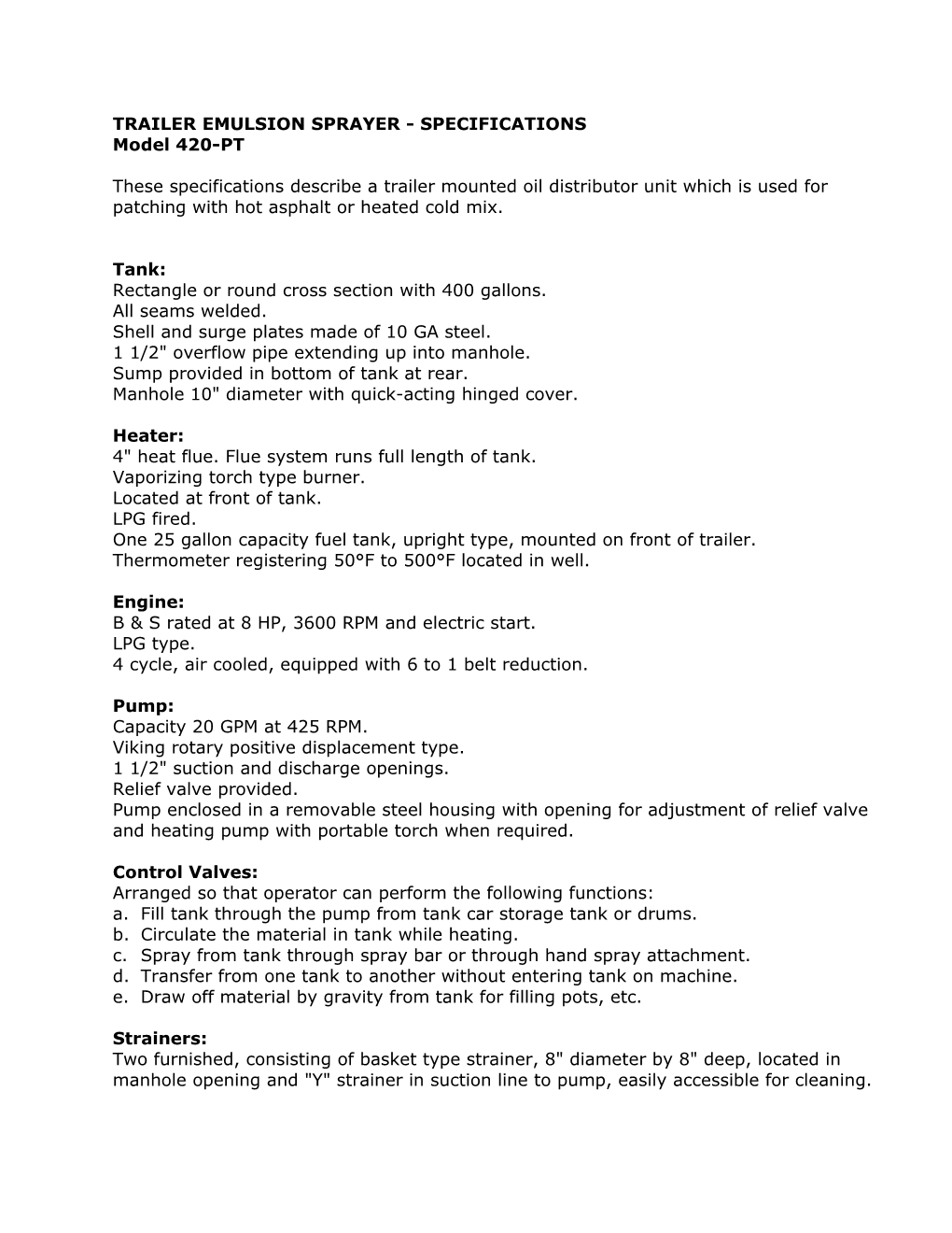 Truck Mounted Loader - Specifications s2