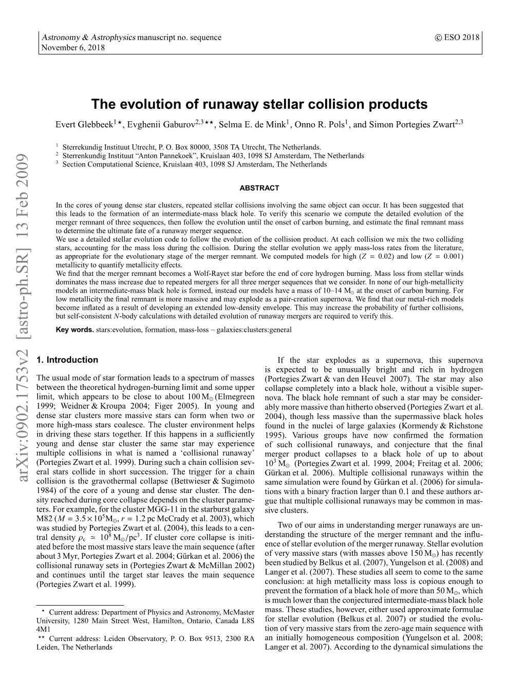 The Evolution of Runaway Stellar Collision Products