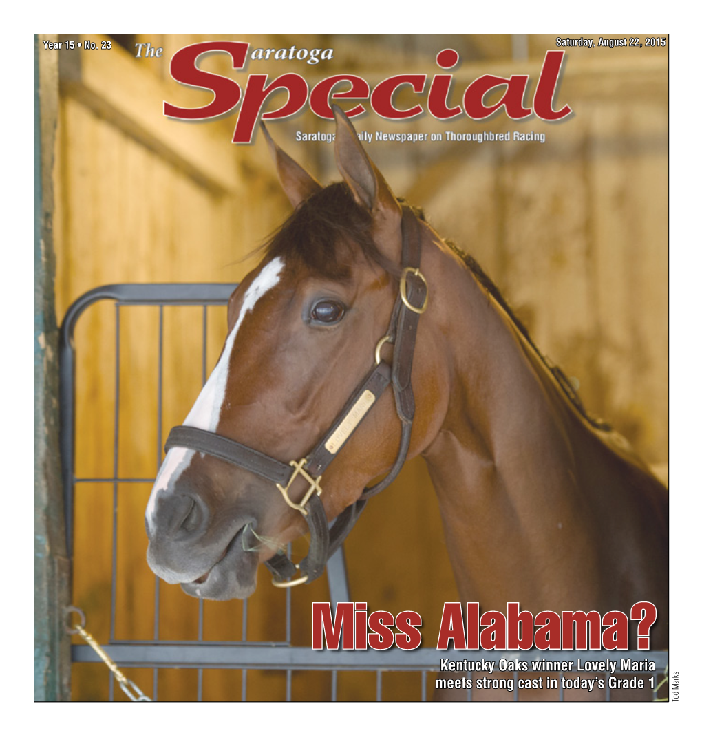 The Saratoga Special Saturday, August 22, 2015 Here&There