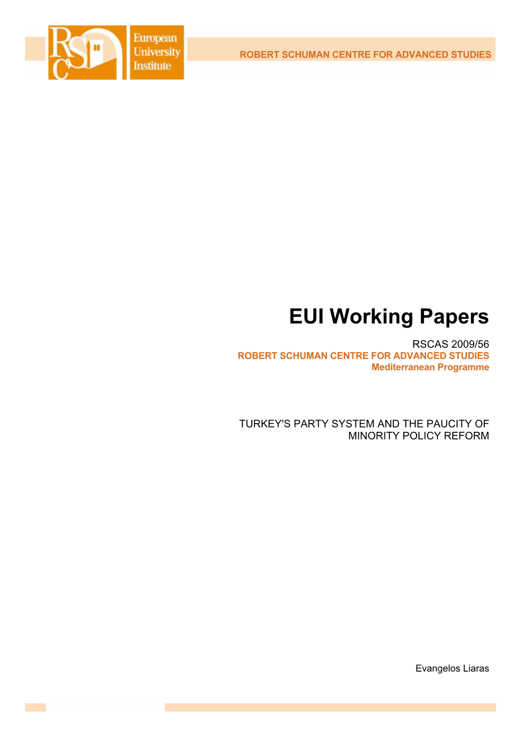 EUI Working Papers