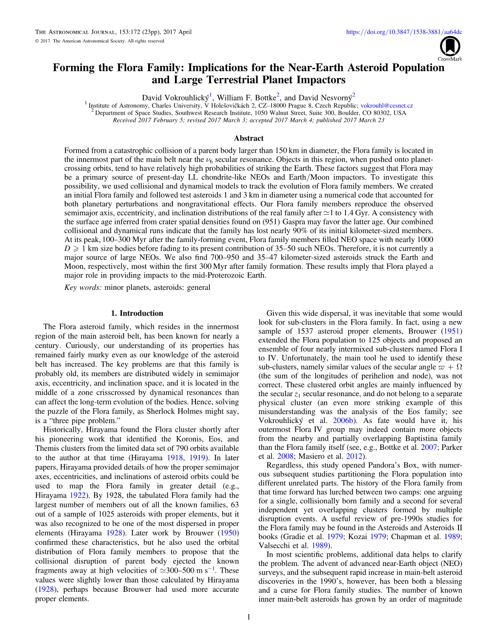 Forming the Flora Family: Implications for the Near-Earth Asteroid Population and Large Terrestrial Planet Impactors