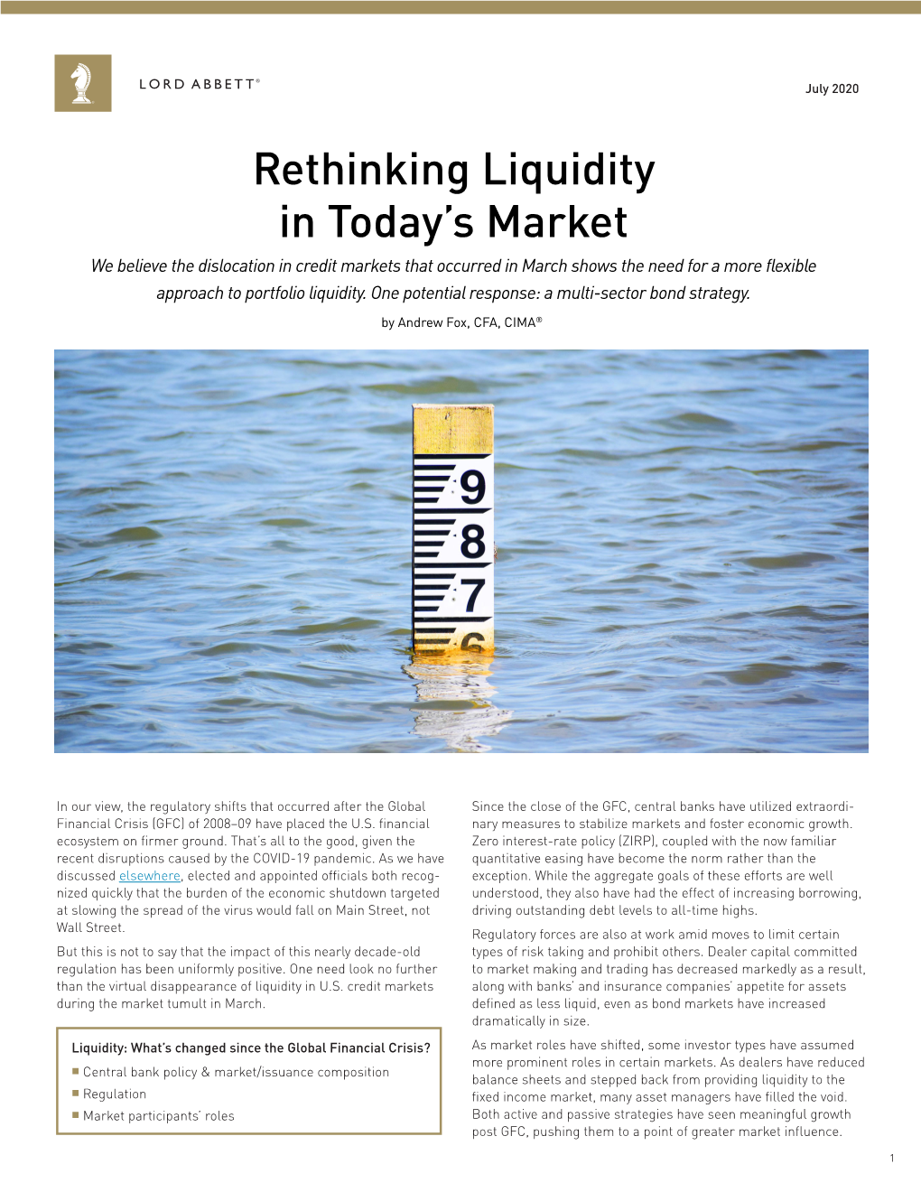 Rethinking Liquidity in Today's Market PDF Document