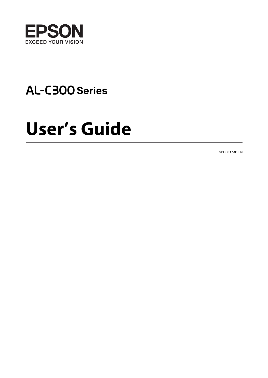 AL-C300 Series User's Guide