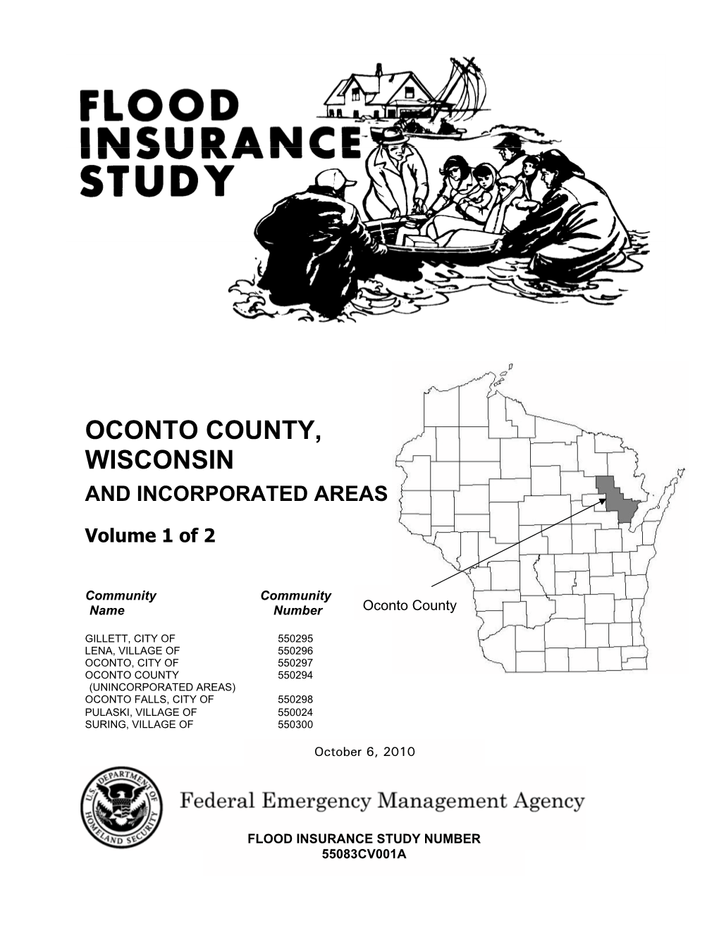 Oconto County, Wisconsin and Incorporated Areas