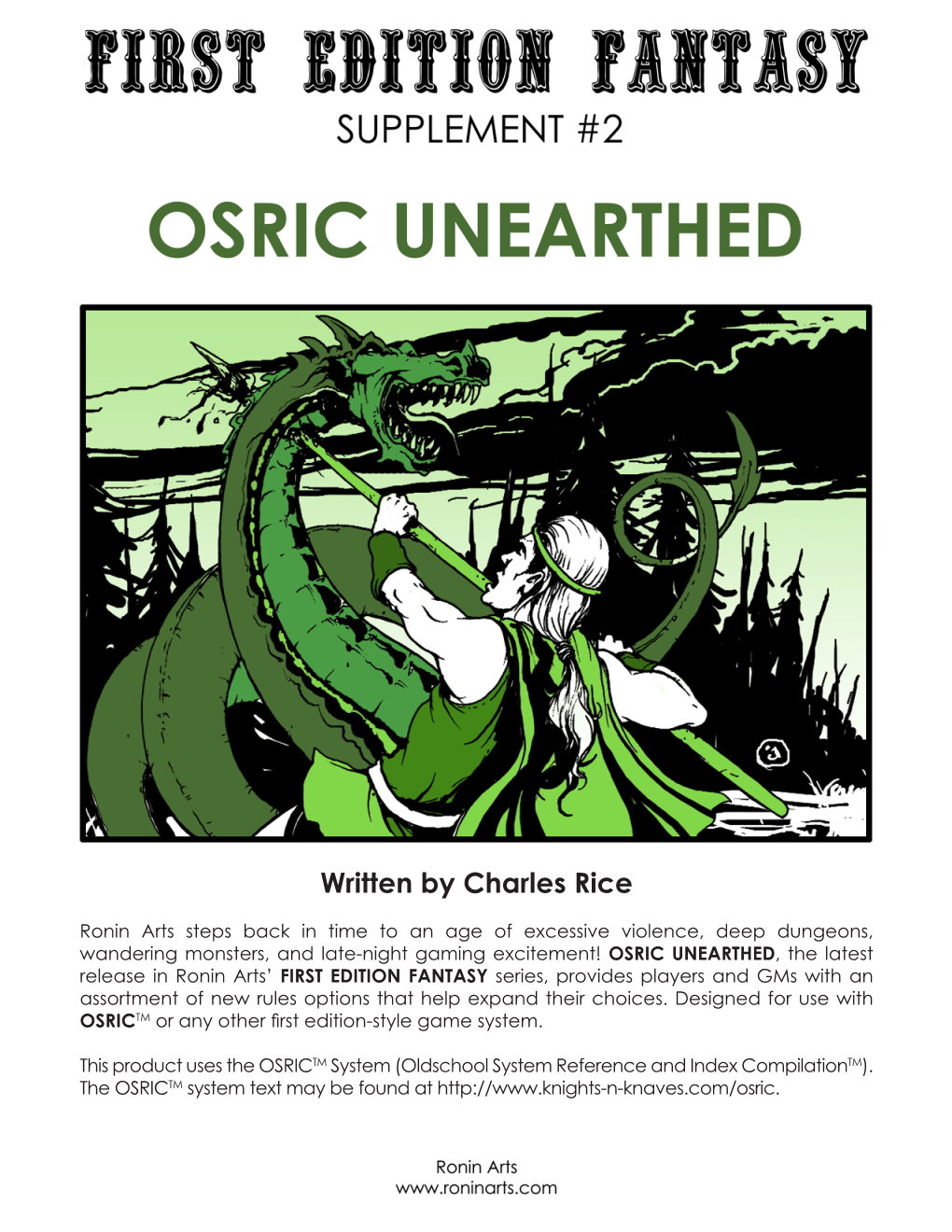 First Edition Fantasy: OSRIC Unearthed