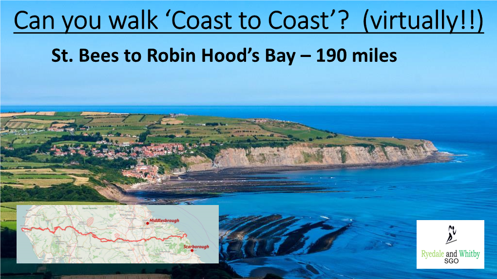 Coast to Coast Walking Challenge