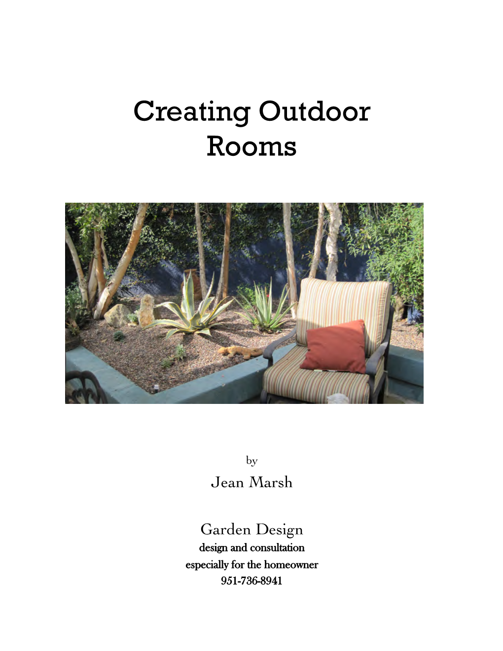 Creating Outdoor Rooms