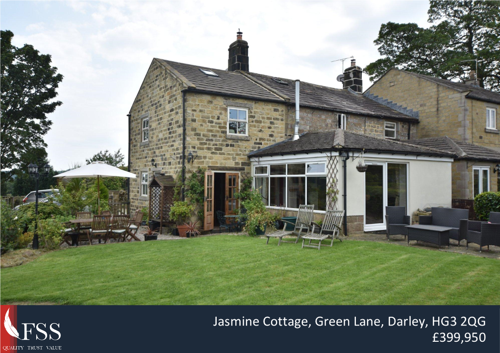 Jasmine Cottage, Green Lane, Darley, HG3 2QG £399,950