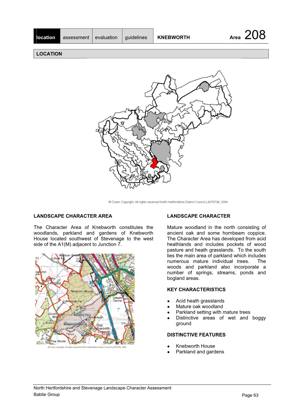 Landscape Character Assessment of North