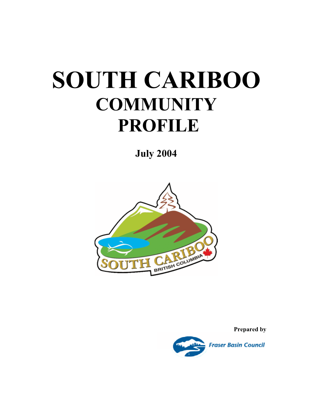 South Cariboo Community Profile