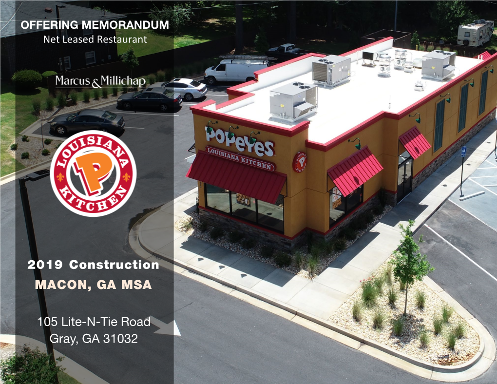 OFFERING MEMORANDUM Net Leased Restaurant