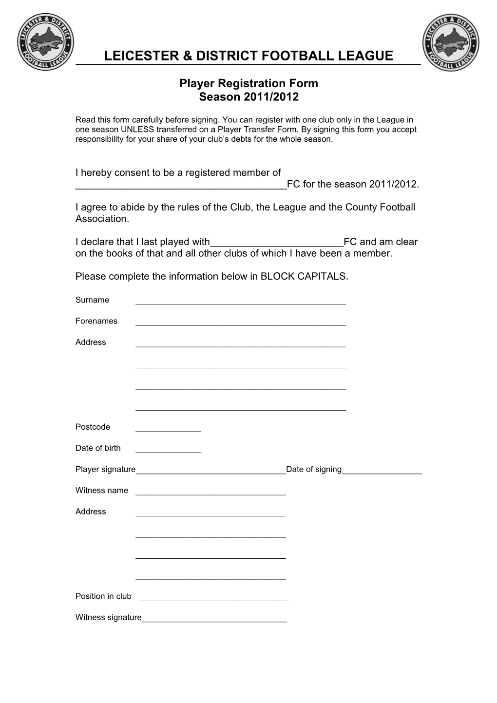 Leicester & District Football League