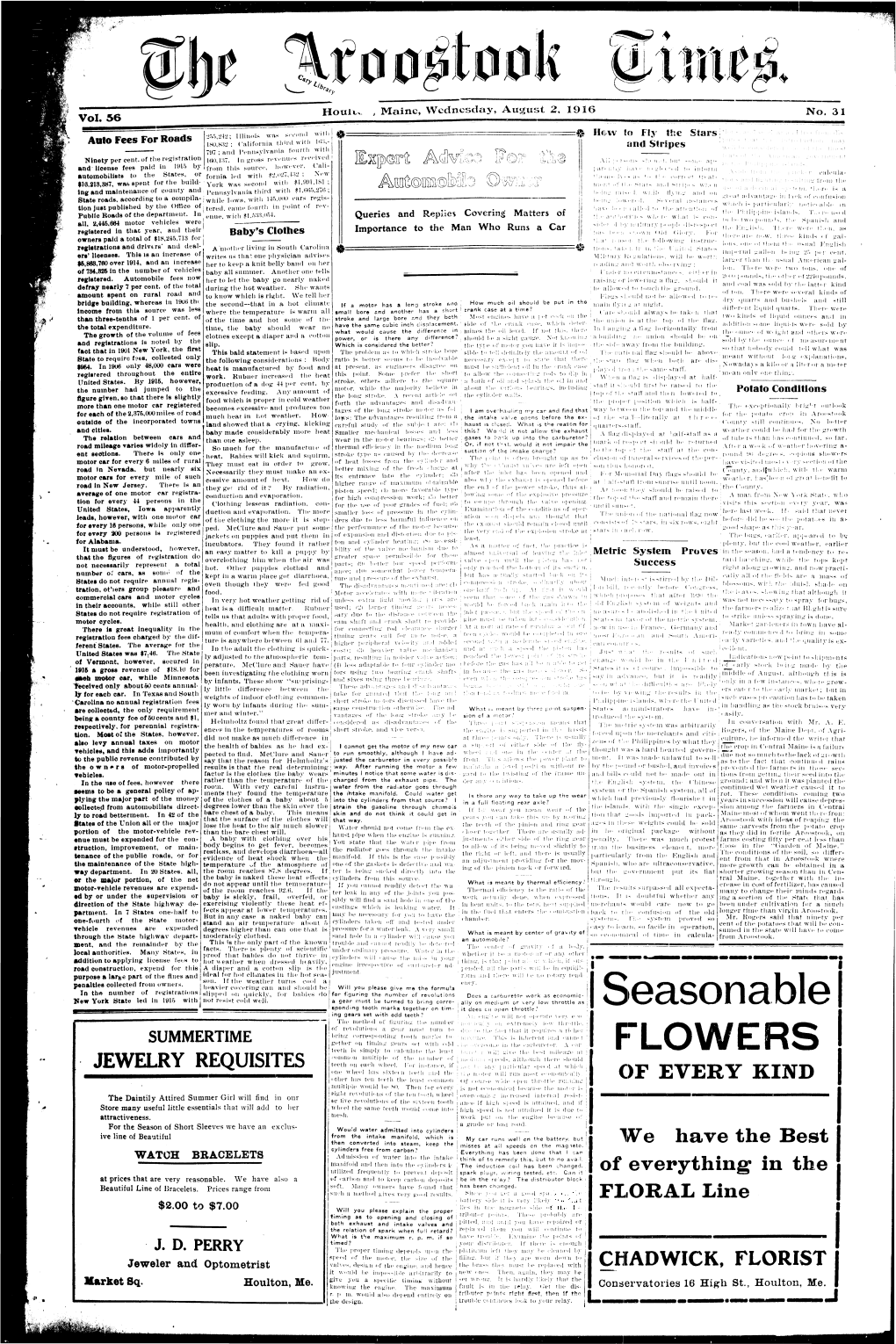 The Aroostook Times, August 2, 1916
