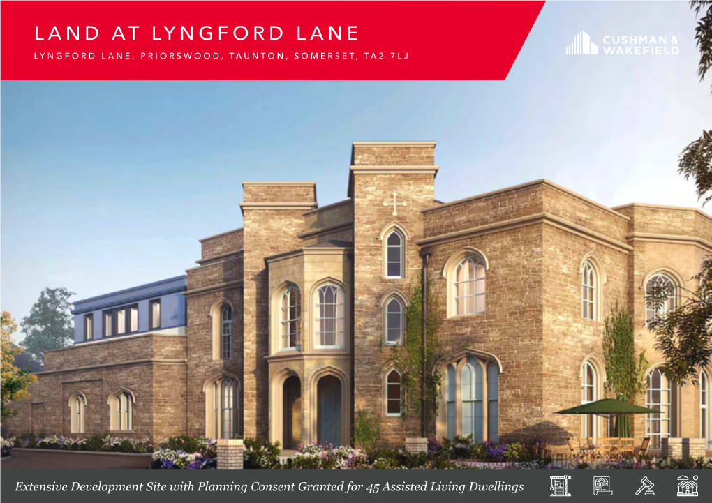 Land at Lyngford Lane Lyngford Lane, Priorswood, Taunton, Somerset, Ta2 7Lj