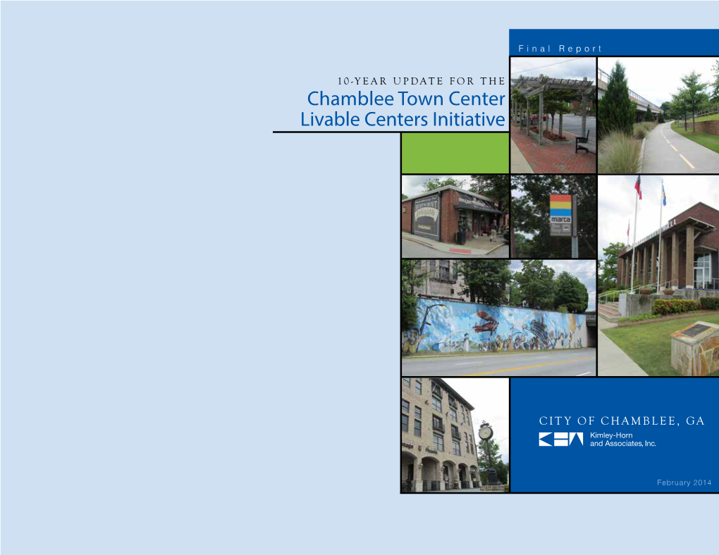 Chamblee Town Center Livable Centers Initiative