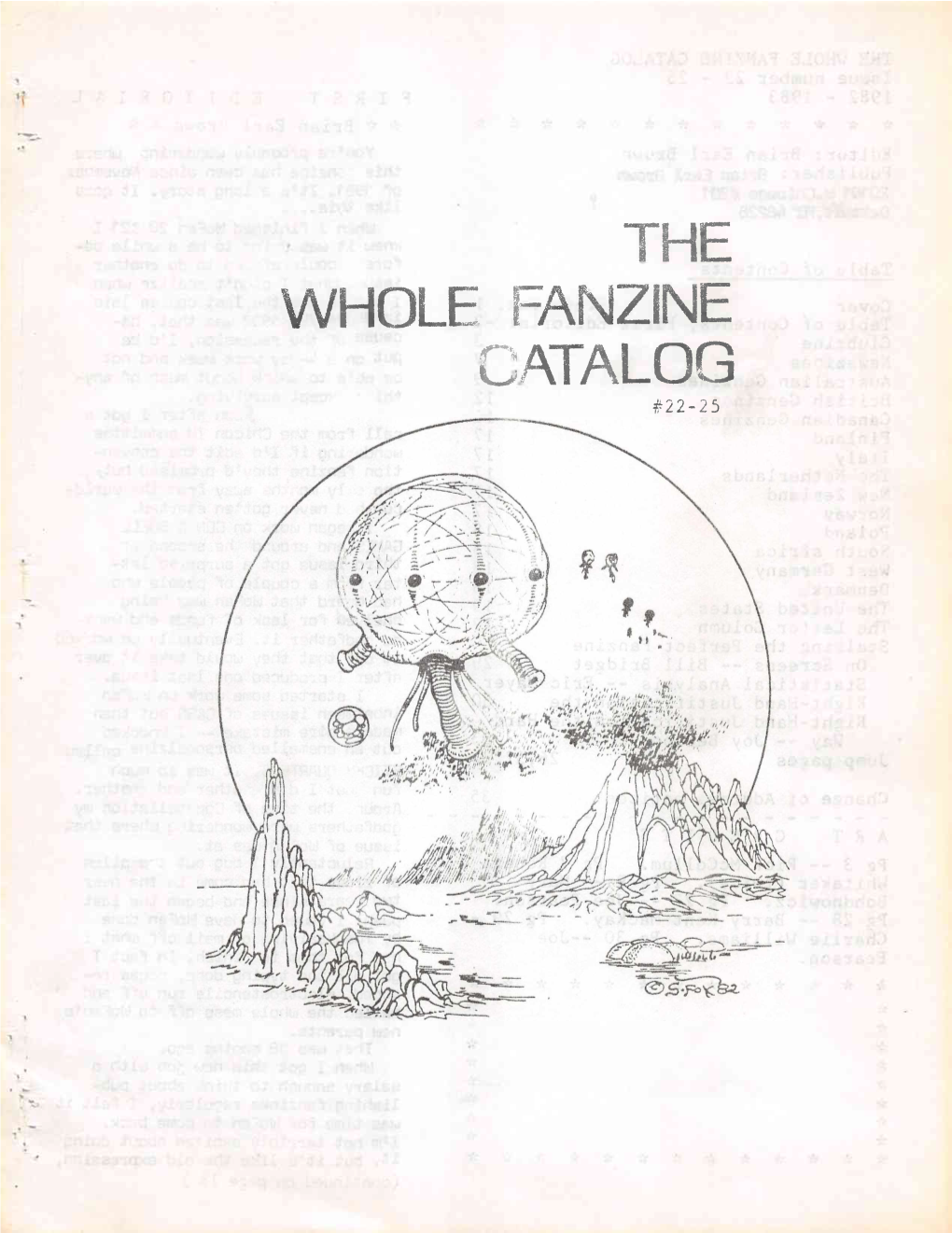 The Whole Fanzine Catalog