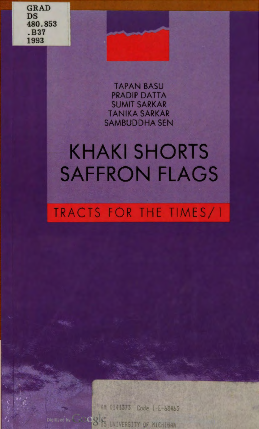 Khaki Shorts Saffron Flags