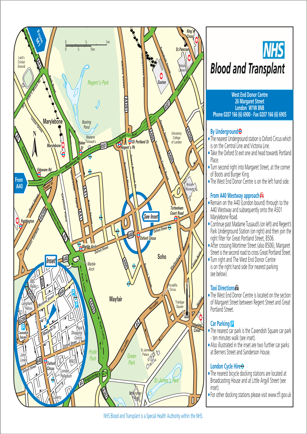 NHS Blood and Transplant-WEDC-London W1N Col