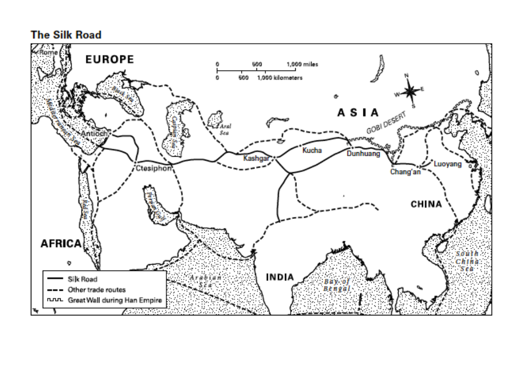 Silk Road Geography Guided Reading