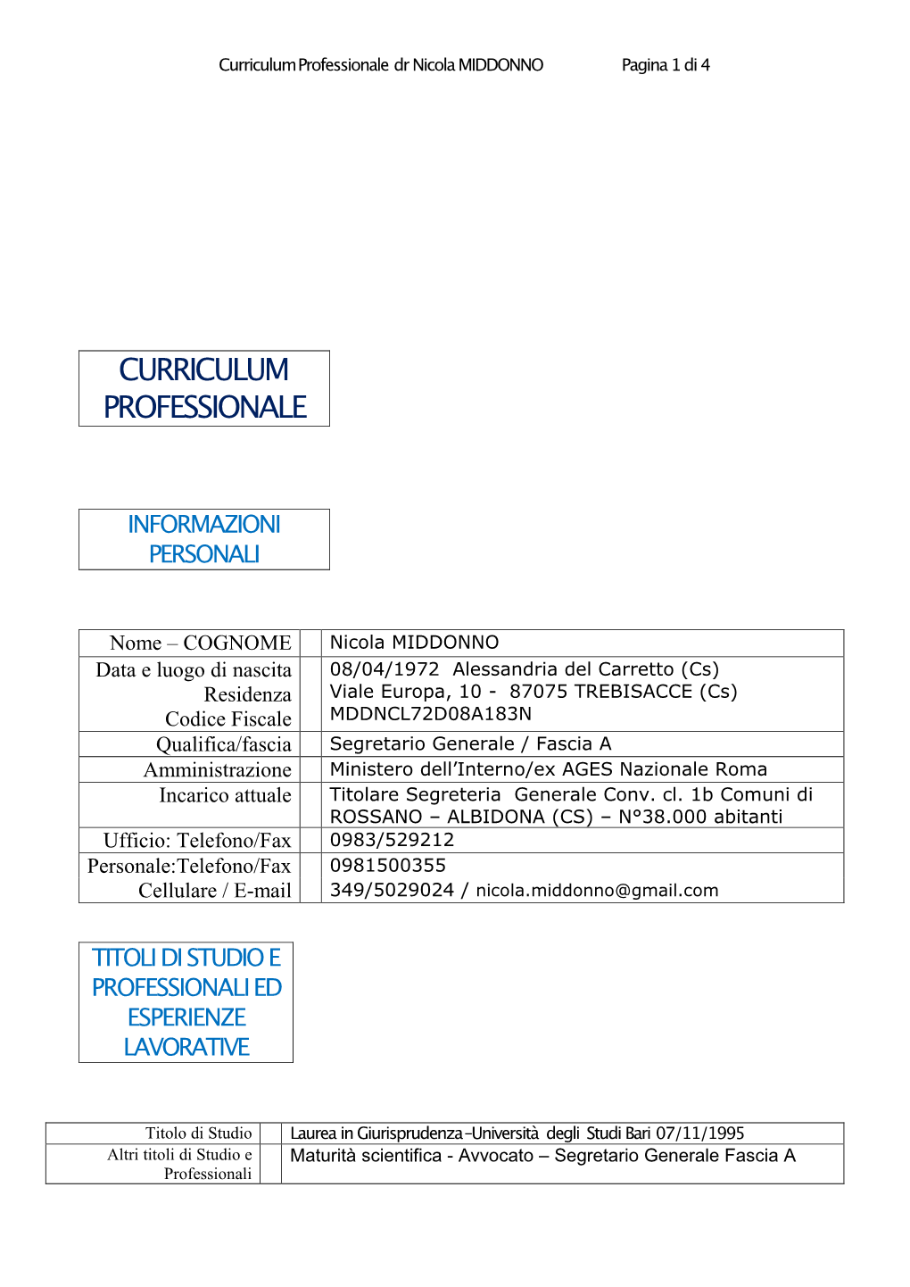 Curriculum Professionale Drnicolamiddonno Pagina1 Di4