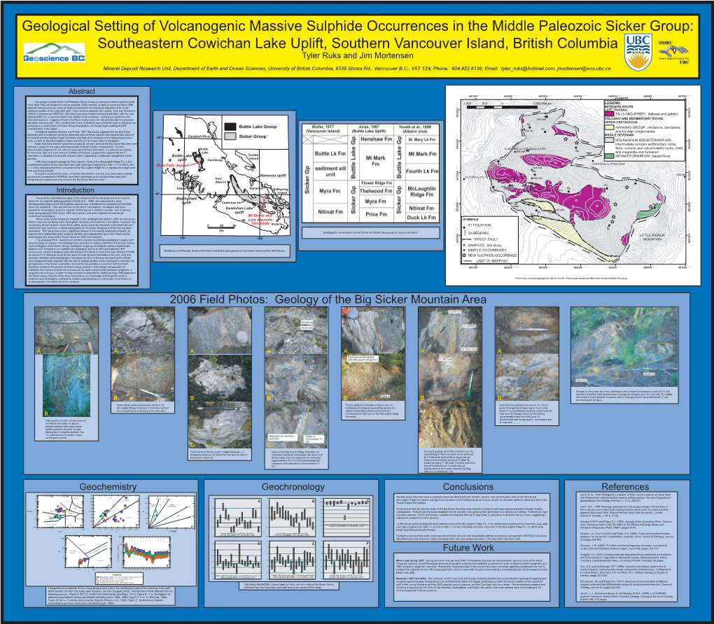 2006 Field Photos: Geology of the Big Sicker Mountain Area