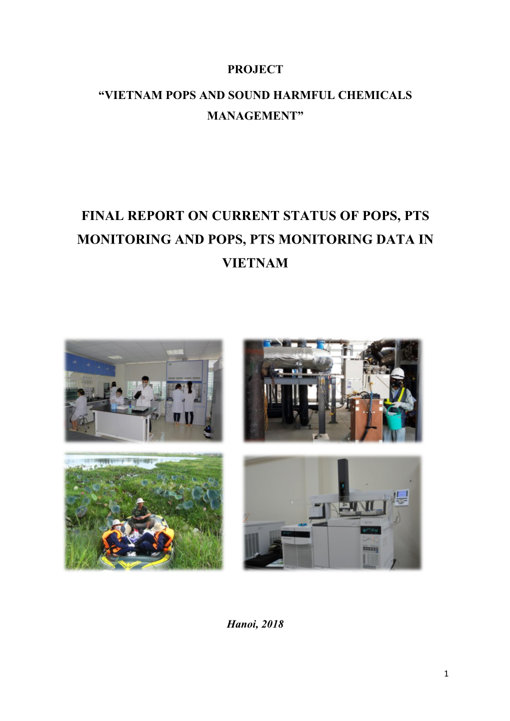 Final Report on Current Status of Pops, Pts Monitoring and Pops, Pts Monitoring Data in Vietnam