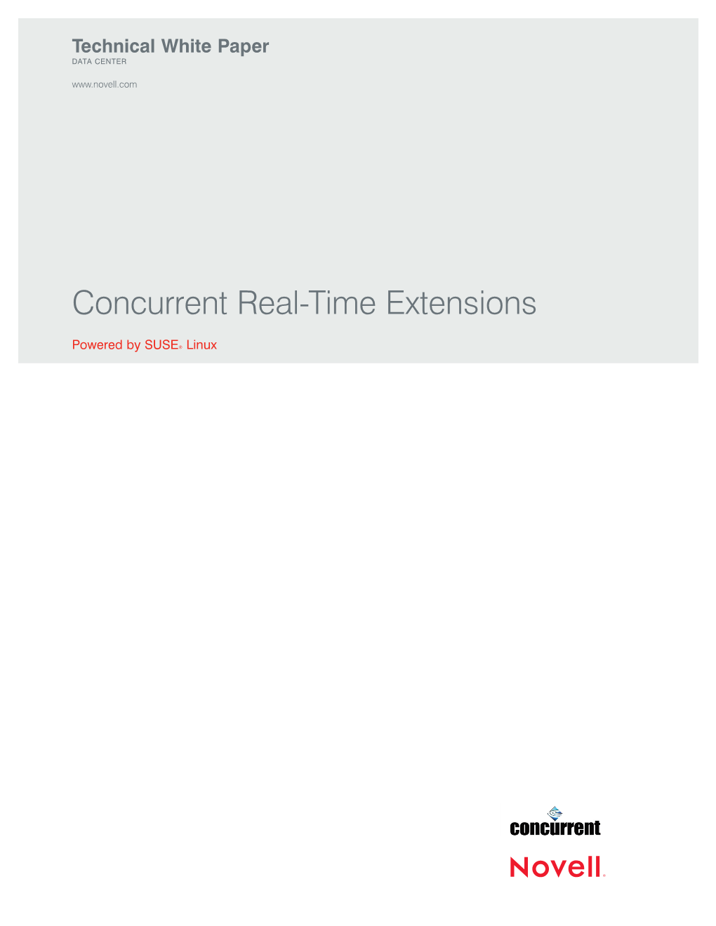 Concurrent Real-Time Extensions Technical White Paper