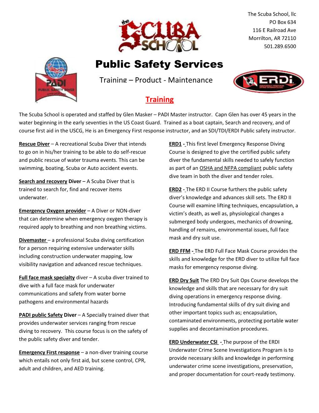 Public Safety Services