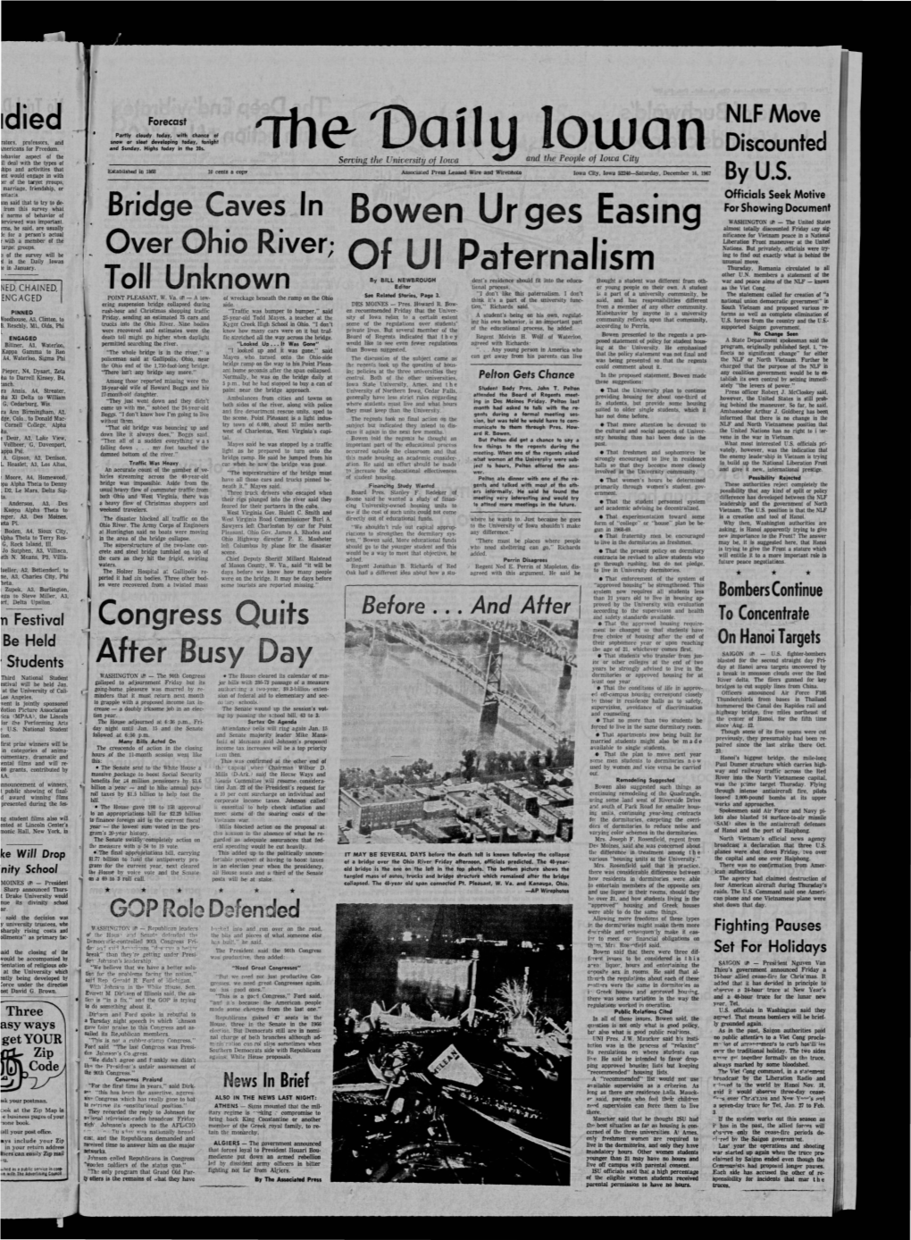 Daily Iowan (Iowa City, Iowa), 1967-12-16