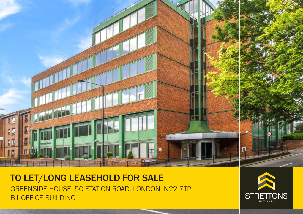 To Let/Long Leasehold for Sale