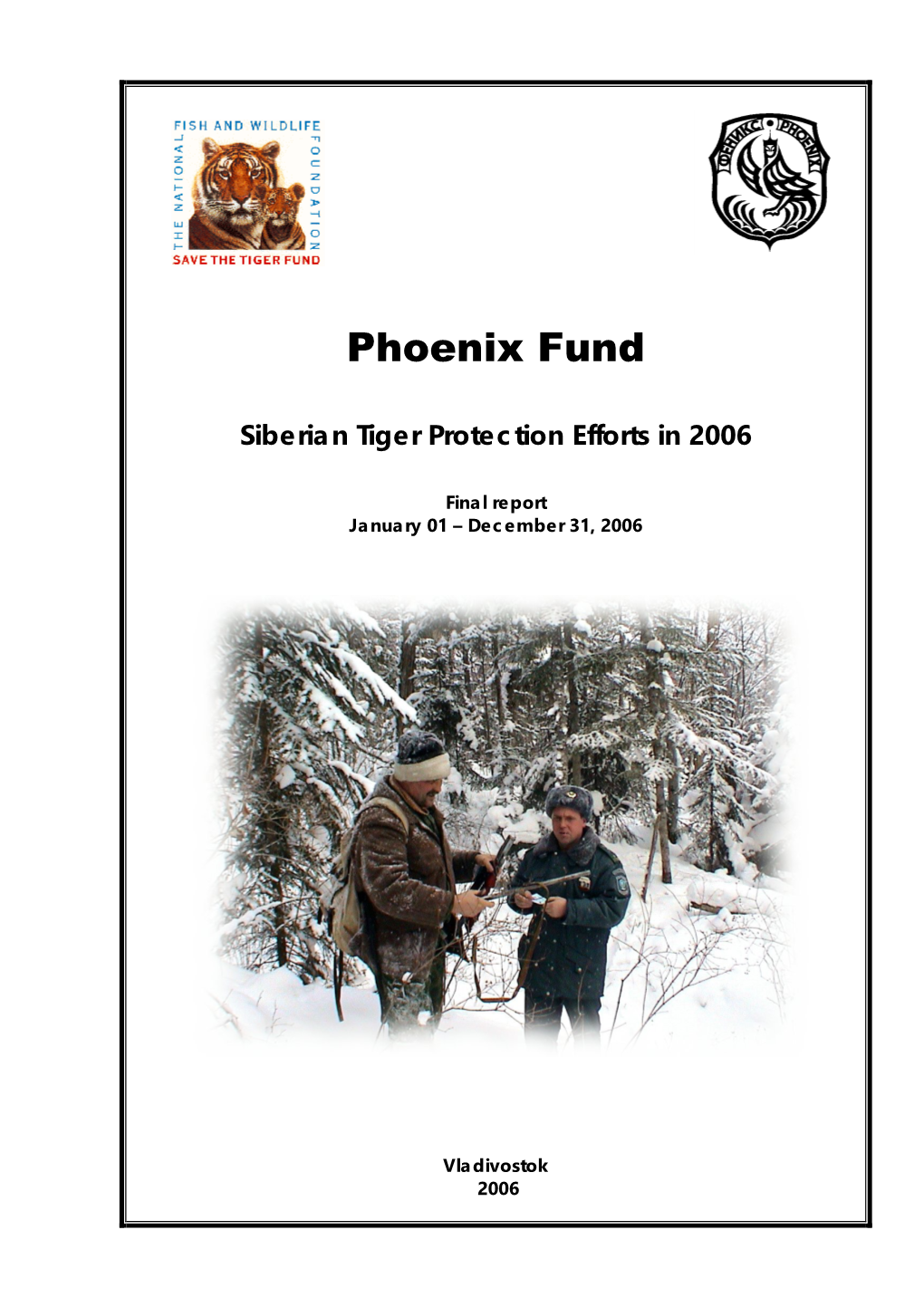 Final Report January 01 – December 31, 2006